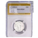 1926-S Standing Liberty Quarter PGA MS64