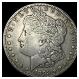 1893-CC Silver Morgan Dollar ABOUT UNCIRCULATED
