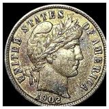 1902 Barber Dime CLOSELY UNCIRCULATED