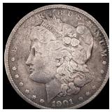 1901 Morgan Silver Dollar LIGHTLY CIRCULATED