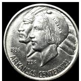 1936 Arkansas Centennial Silver Half Dollar UNCIRC