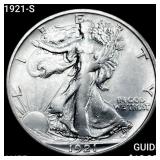 1921-S Walking Liberty Half Dollar HIGH GRADE
