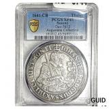 1641-CR Saxony 1 Silver Thaler PCGS XF45