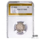 1916 Buffalo Nickel PGA F17 DDO