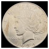 1934-S Silver Peace Dollar CLOSELY  UNCIRCULATED