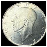 1938 Sweden Silver 2 Kroner UNCIRCULATED