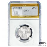 1924-D Standing Liberty Quarter PGA MS63