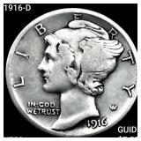 1916-D Mercury Dime