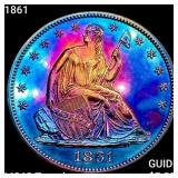 1861 Seated Liberty Half Dollar