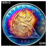 1859-O Seated Liberty Half Dollar