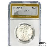 1937-D Walking Liberty Half Dollar PGA MS67