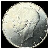 1938 Sweden Silver 2 Kroner UNCIRCULATED