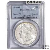 1884-O Morgan Silver Dollar PCGS MS64