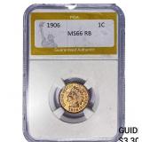 1906 Indian Head Cent PGA MS66 RB