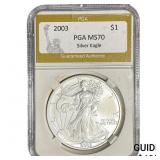 2003 Silver Eagle PGA MS70