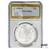 1898-O Morgan Silver Dollar PGA MS66