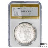 1899-S Morgan Silver Dollar PGA MS63