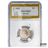 1883 Liberty Victory Nickel PGA MS64 No Cents