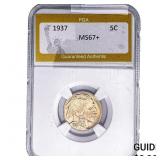 1937 Buffalo Nickel PGA MS67+