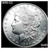 1890-CC Morgan Silver Dollar