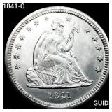 1841-O Seated Liberty Quarter