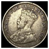 1912 Canada Silver 10 Cents NEARLY UNCIRCULATED