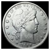 1906-D Silver Barber Half Dollar NEARLY UNCIRCULAT