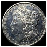 1884-CC Silver Morgan Dollar CLOSELY UNCIRCULATED