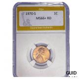 1970-S Lincoln Memorial Cent PGA MS66+ RD