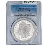 1879-S Rev. 1878 Morgan Silver Dollar PCGS MS63