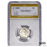 1883 Liberty Victory Nickel PGA MS64+
