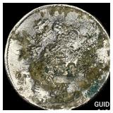 Mexico Silver 8 Reales Punch Marked NEARLY UNCIRC