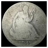 1844-O Silver Half Dollar (Seated Liberty) NICELY