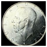 1938 Sweden Silver 2 Kroner UNCIRCULATED
