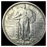 1917-D Type 1 Silver Standing Liberty Quarter NICE