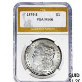 1879-S Morgan Silver Dollar PGA MS66
