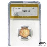 1970-S Lincoln Memorial Cent PGA MS66 RD