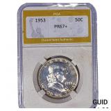 1953 Franklin Half Dollar PGA PR67+