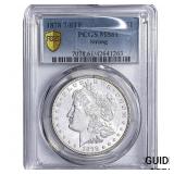 1878 7/8TF Morgan Silver Dollar PCGS MS61 Strong