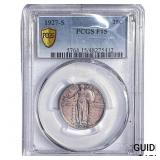 1927-S Standing Liberty Quarter PCGS F15
