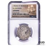 1783-Mo Colonial Spain Shipwreck El Cazador Silver