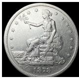 1878-S Silver Trade Dollar NEARLY UNCIRCULATED