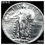 1919-S Standing Liberty Quarter CHOICE BU