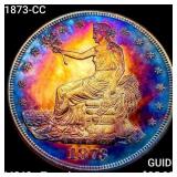 1873-CC Silver Trade Dollar CHOICE BU+