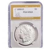 1898-O Morgan Silver Dollar PGA MS64