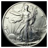 1945-D Silver Walking Liberty Half Dollar UNCIRCUL