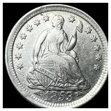 1853 Arrows Seated Liberty Half Dime UNCIRCULATED