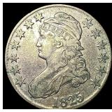 1825 Capped Bust Half Dollar NEARLY UNCIRCULATED