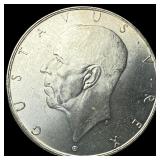 1938 Sweden Silver 2 Kroner UNCIRCULATED