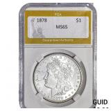 1878 Morgan Silver Dollar PGA MS65